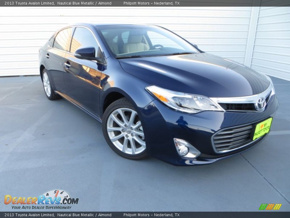 2013 Toyota Avalon Limited Nautical Blue Metallic / Almond Photo #2