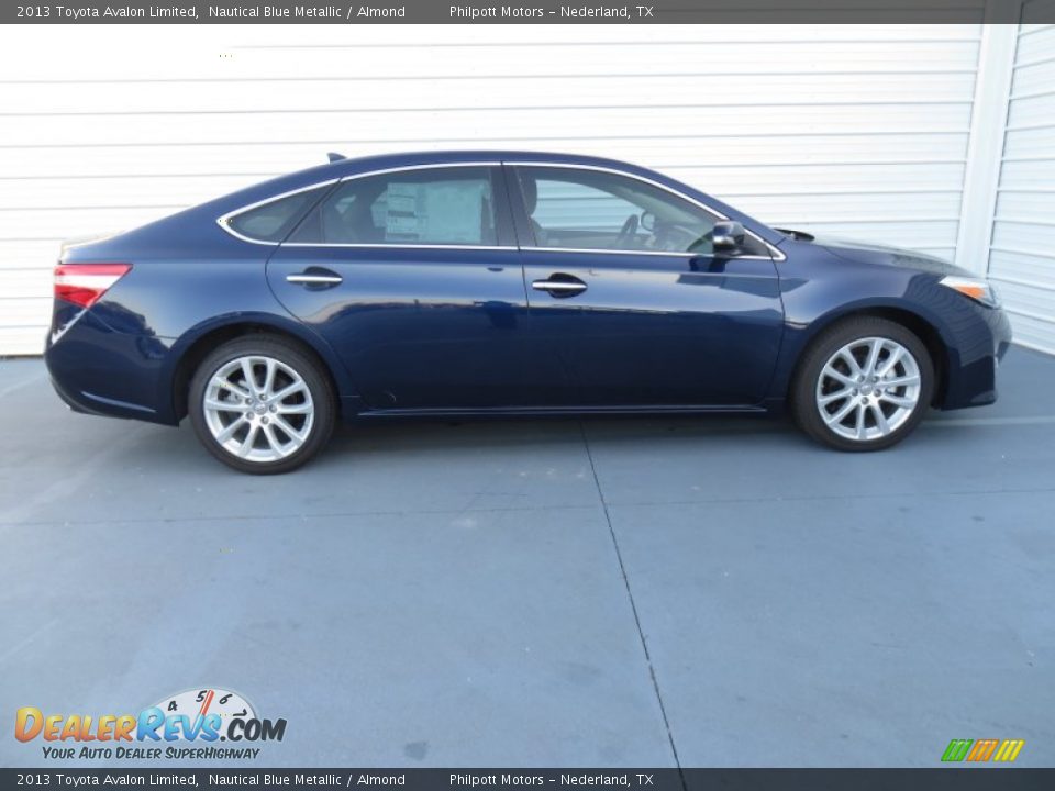 2013 Toyota Avalon Limited Nautical Blue Metallic / Almond Photo #3