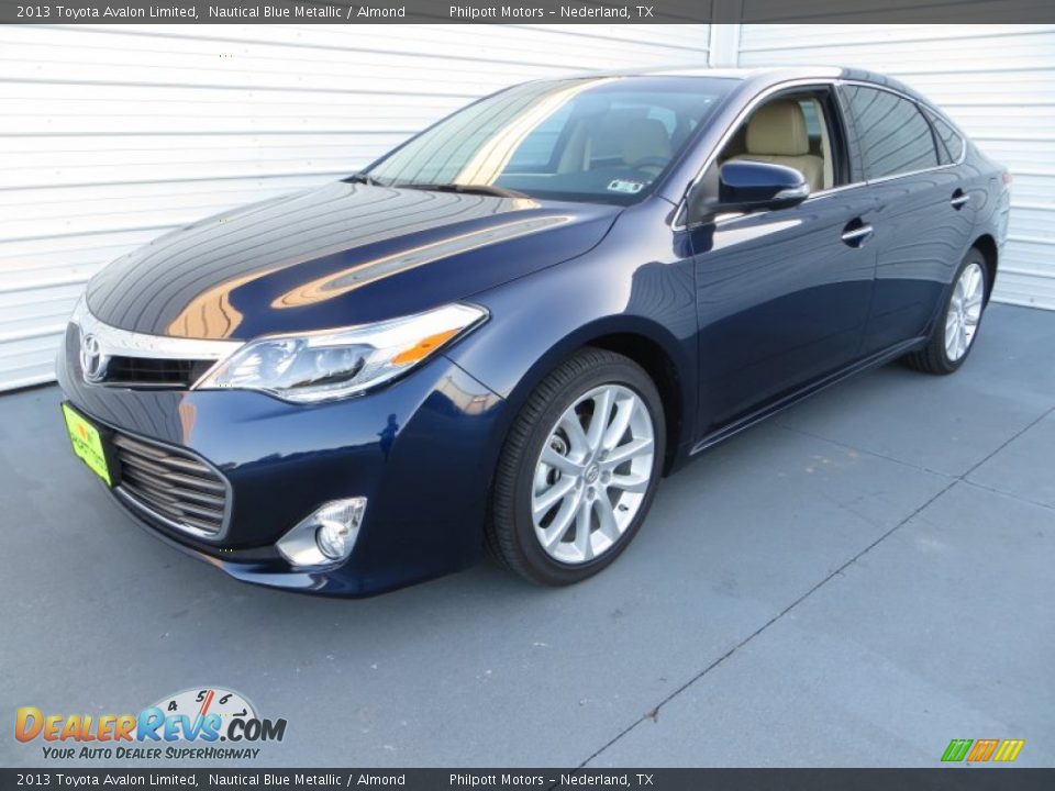 2013 Toyota Avalon Limited Nautical Blue Metallic / Almond Photo #7
