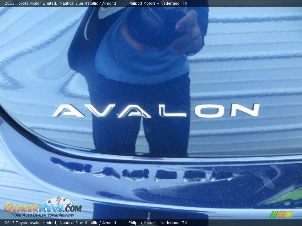 2013 Toyota Avalon Limited Nautical Blue Metallic / Almond Photo #14