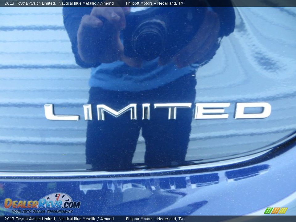 2013 Toyota Avalon Limited Nautical Blue Metallic / Almond Photo #15