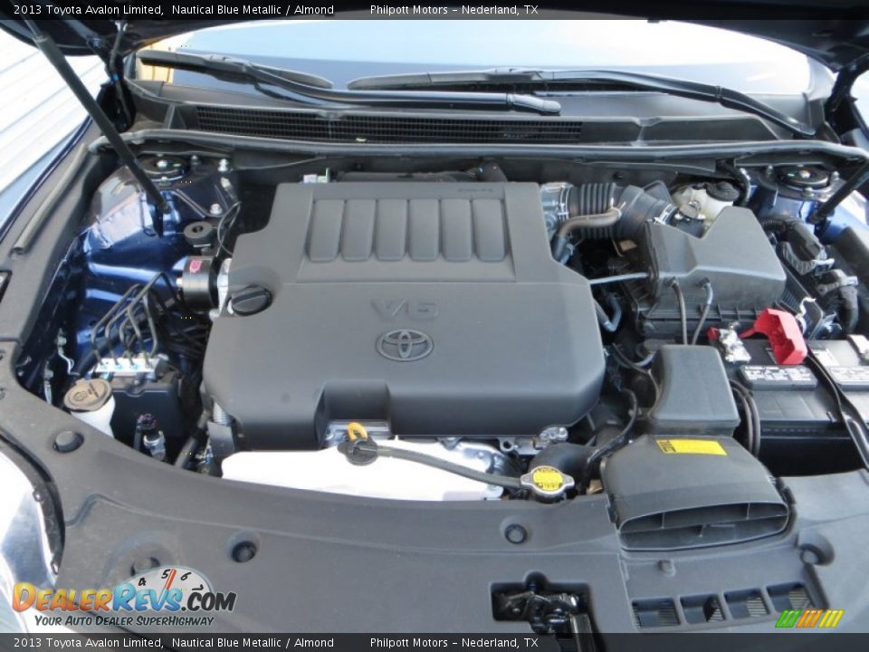2013 Toyota Avalon Limited Nautical Blue Metallic / Almond Photo #16