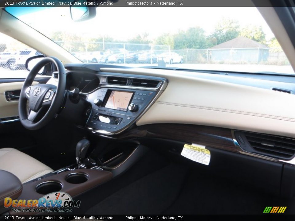2013 Toyota Avalon Limited Nautical Blue Metallic / Almond Photo #18