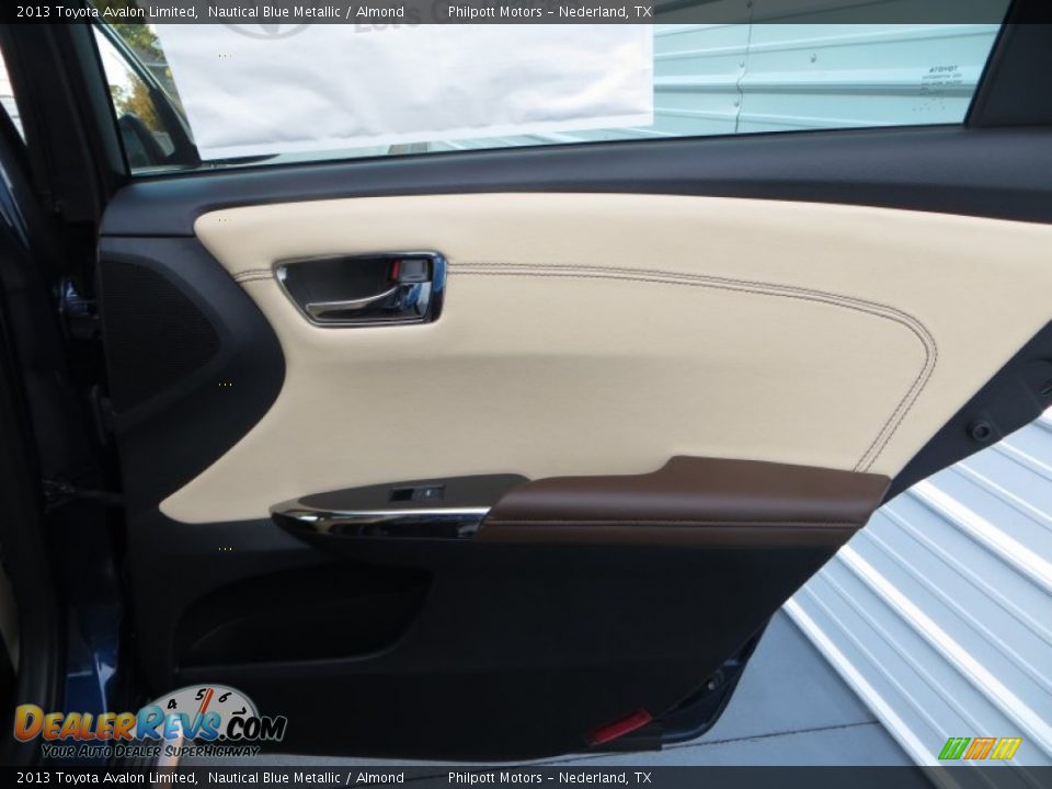 2013 Toyota Avalon Limited Nautical Blue Metallic / Almond Photo #20