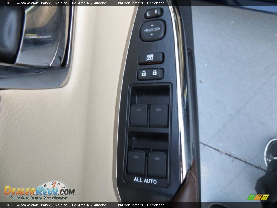 2013 Toyota Avalon Limited Nautical Blue Metallic / Almond Photo #24