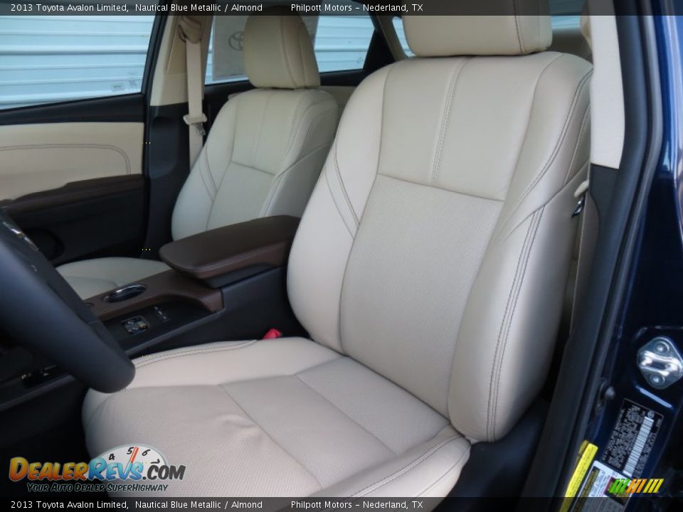 2013 Toyota Avalon Limited Nautical Blue Metallic / Almond Photo #26