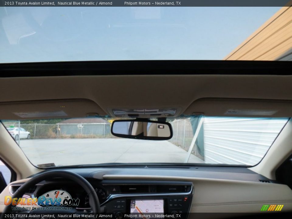 2013 Toyota Avalon Limited Nautical Blue Metallic / Almond Photo #28