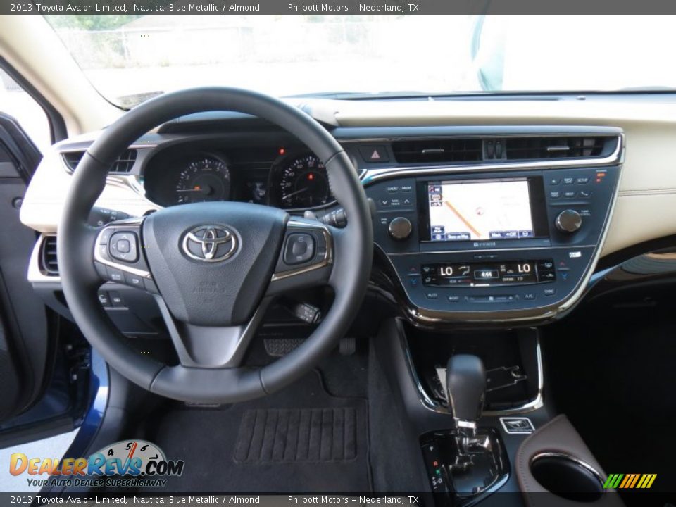 2013 Toyota Avalon Limited Nautical Blue Metallic / Almond Photo #29
