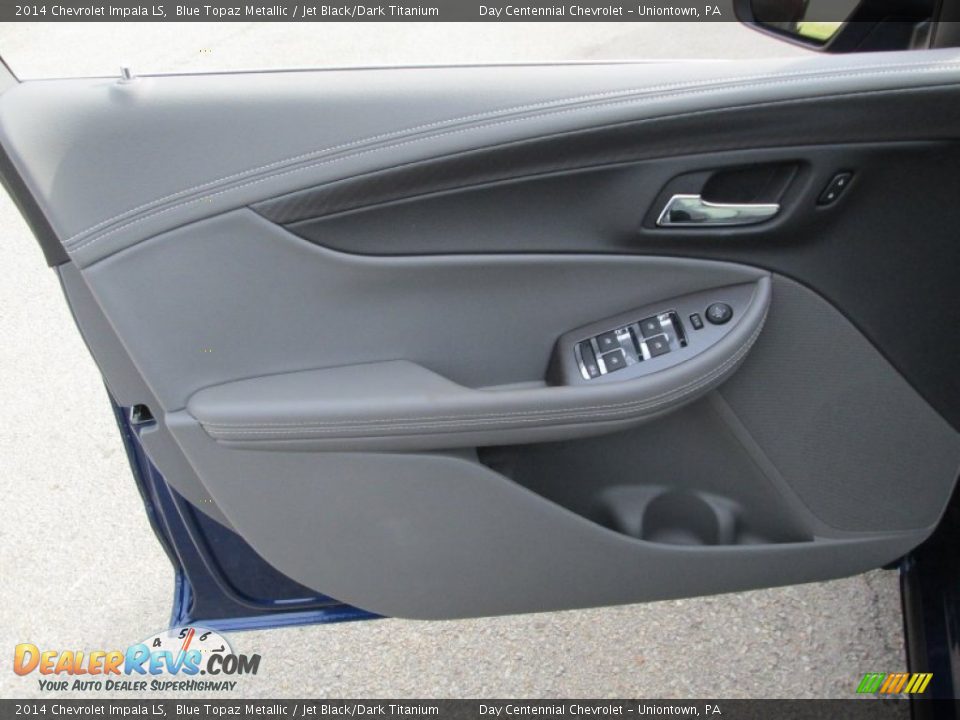2014 Chevrolet Impala LS Blue Topaz Metallic / Jet Black/Dark Titanium Photo #10