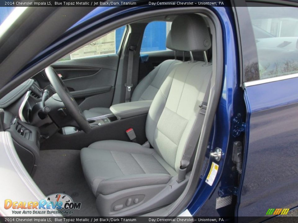 2014 Chevrolet Impala LS Blue Topaz Metallic / Jet Black/Dark Titanium Photo #11