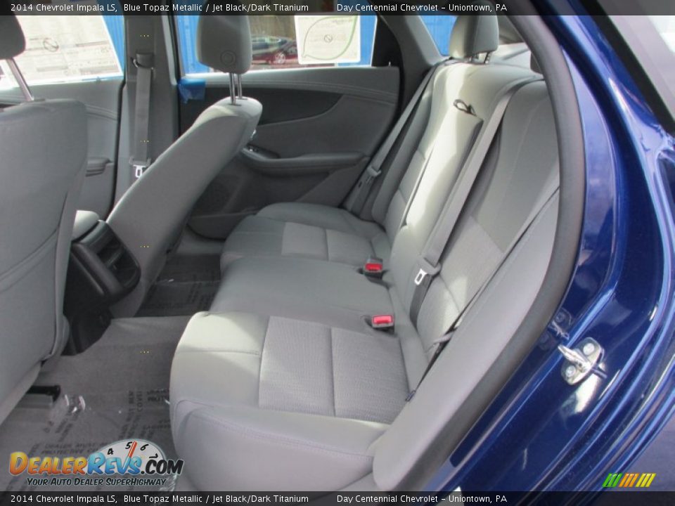 2014 Chevrolet Impala LS Blue Topaz Metallic / Jet Black/Dark Titanium Photo #12