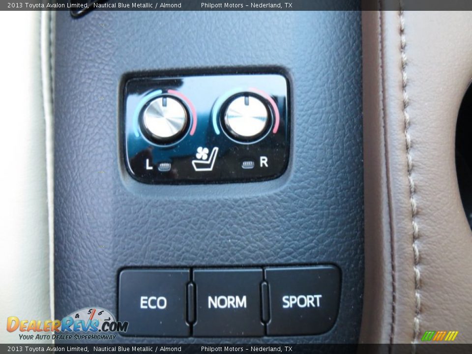 2013 Toyota Avalon Limited Nautical Blue Metallic / Almond Photo #33