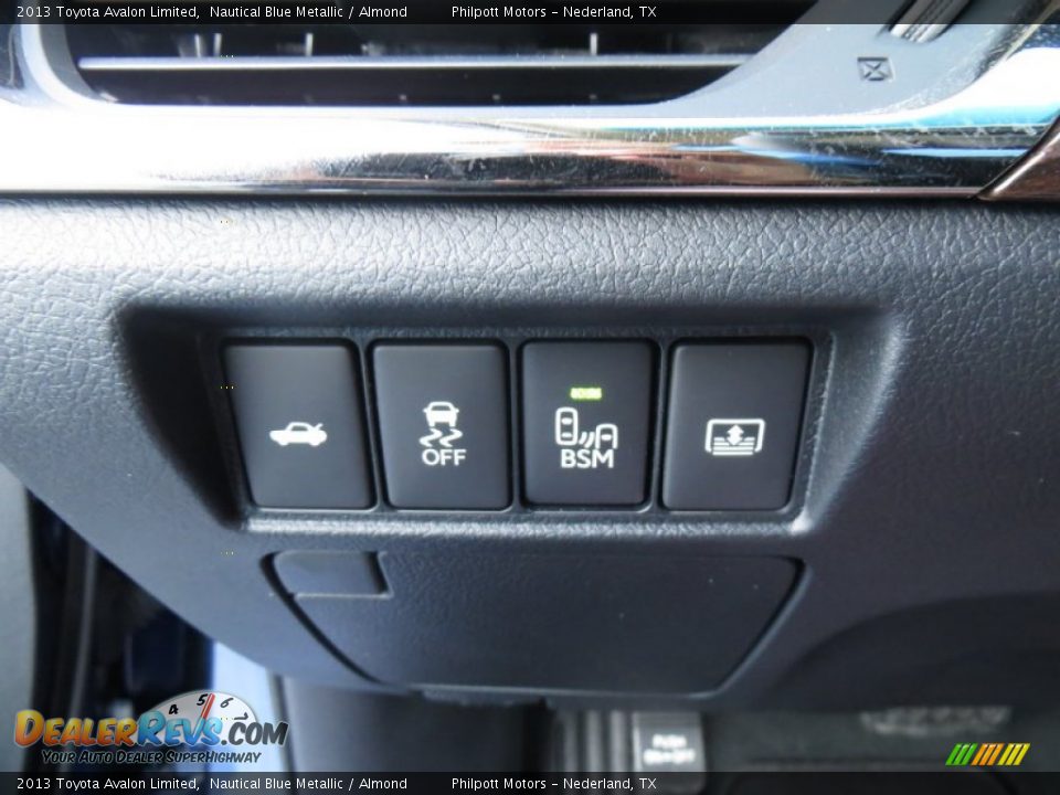 2013 Toyota Avalon Limited Nautical Blue Metallic / Almond Photo #36