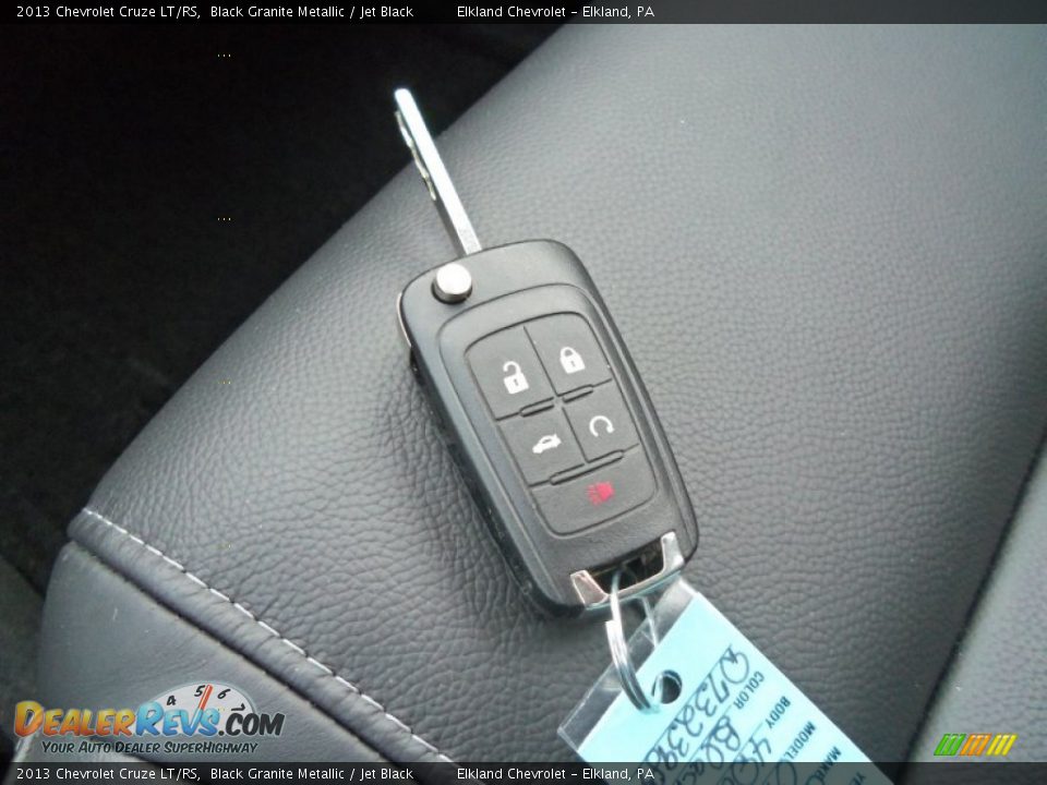 2013 Chevrolet Cruze LT/RS Black Granite Metallic / Jet Black Photo #16