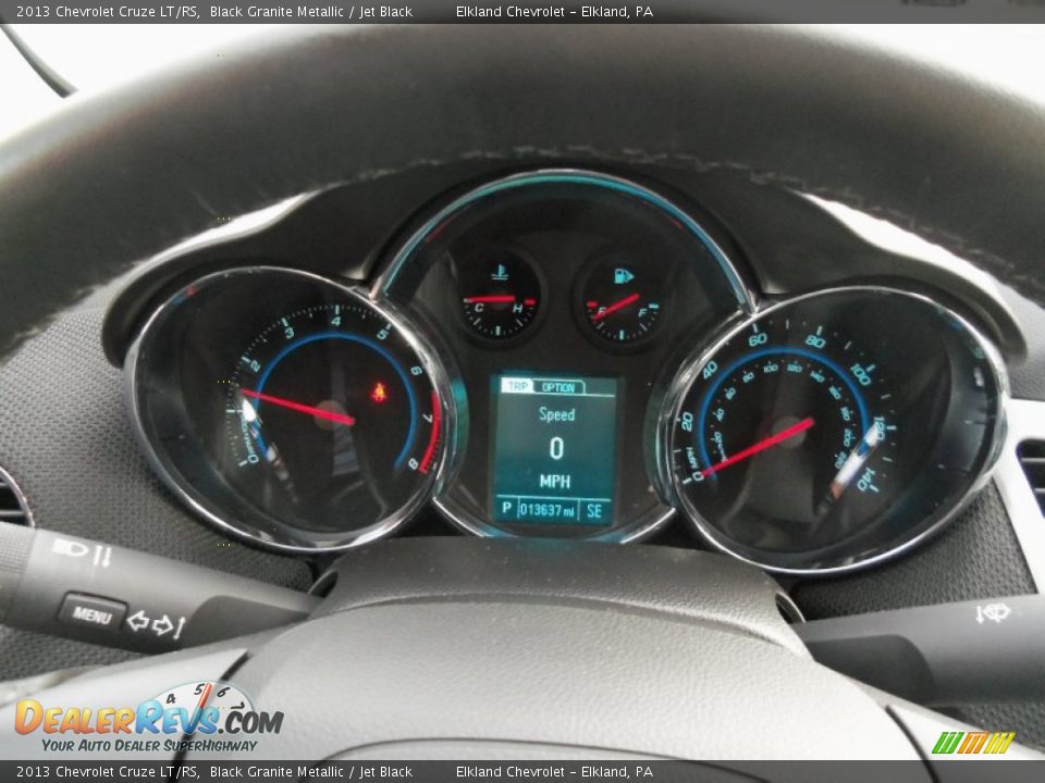 2013 Chevrolet Cruze LT/RS Black Granite Metallic / Jet Black Photo #20