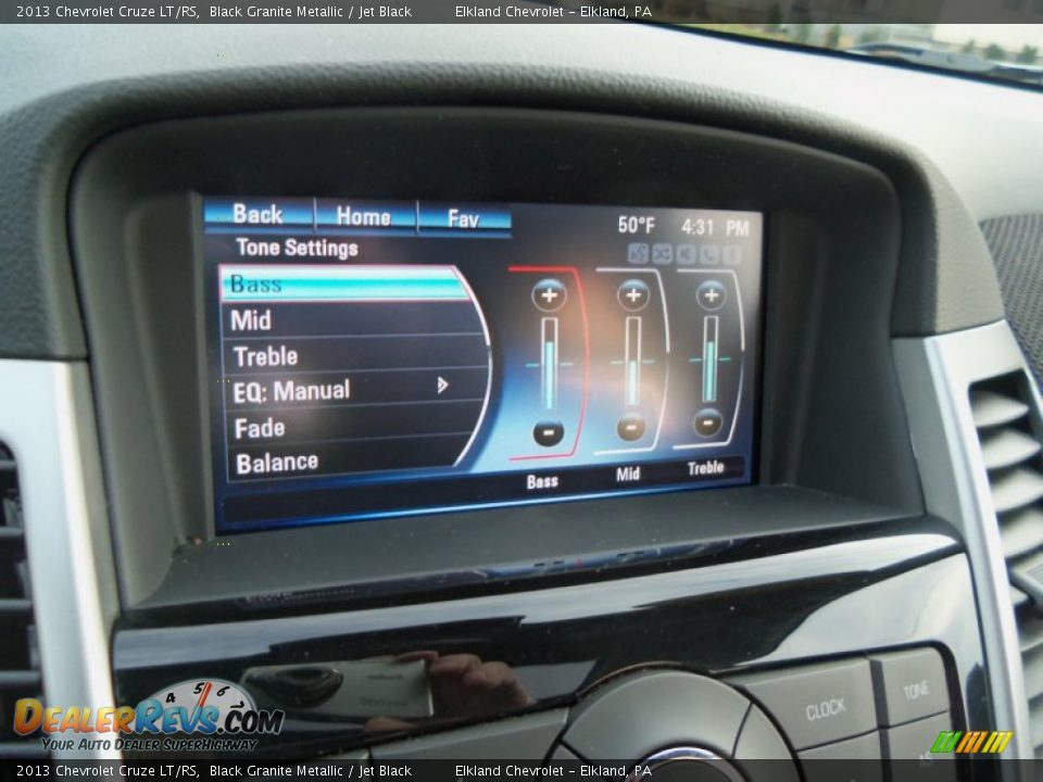 2013 Chevrolet Cruze LT/RS Black Granite Metallic / Jet Black Photo #21