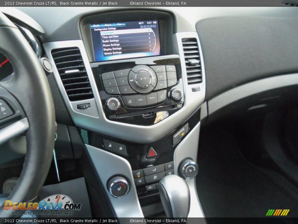2013 Chevrolet Cruze LT/RS Black Granite Metallic / Jet Black Photo #23