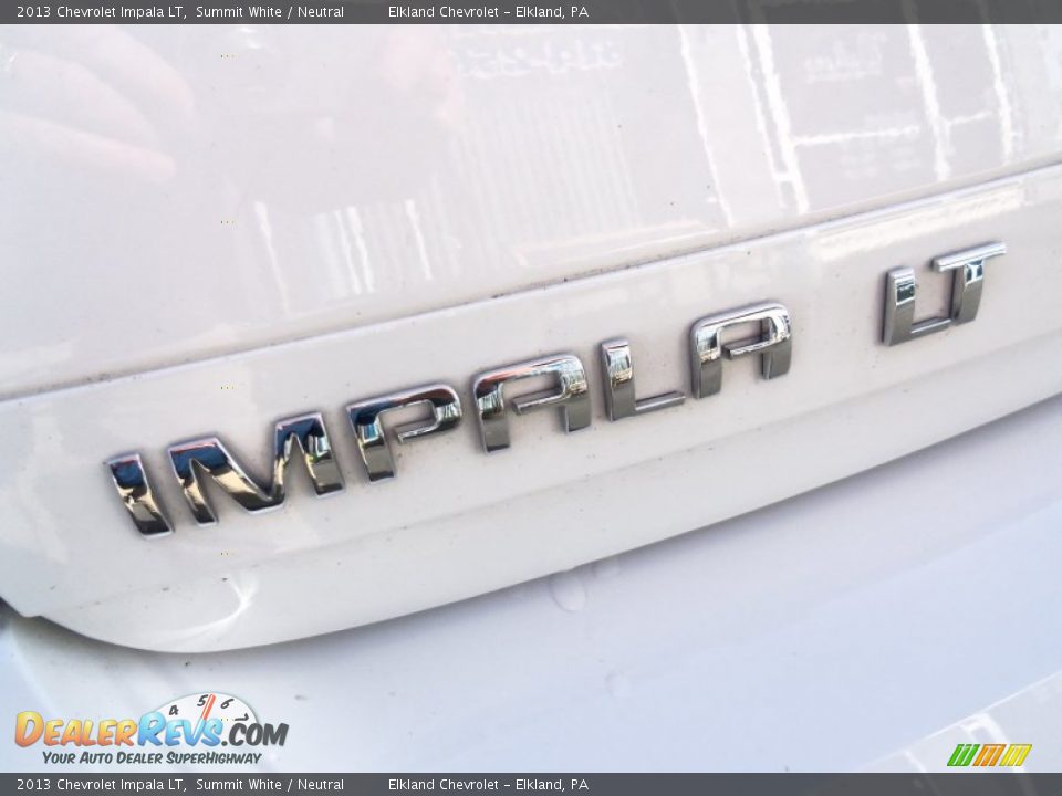 2013 Chevrolet Impala LT Summit White / Neutral Photo #10