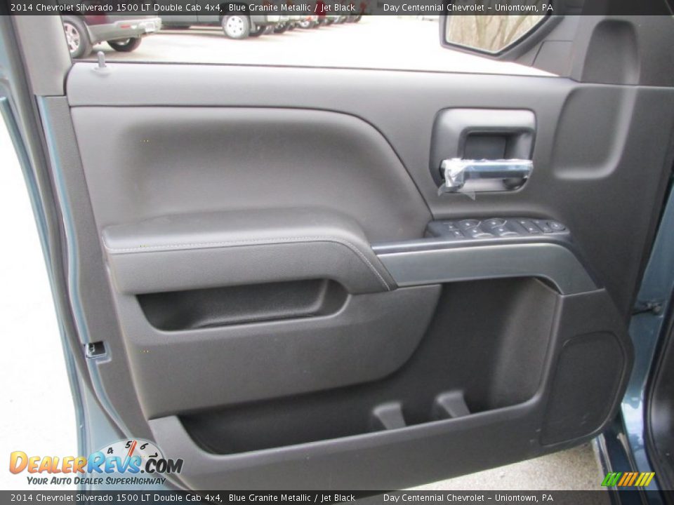 2014 Chevrolet Silverado 1500 LT Double Cab 4x4 Blue Granite Metallic / Jet Black Photo #11