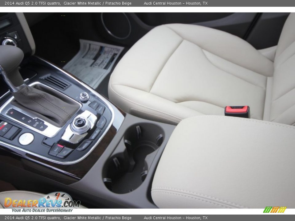 2014 Audi Q5 2.0 TFSI quattro Glacier White Metallic / Pistachio Beige Photo #12