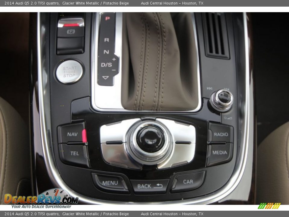 2014 Audi Q5 2.0 TFSI quattro Glacier White Metallic / Pistachio Beige Photo #14