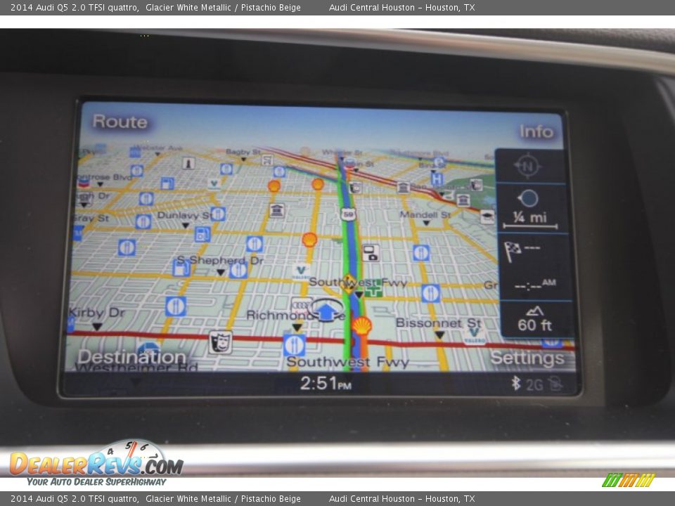 2014 Audi Q5 2.0 TFSI quattro Glacier White Metallic / Pistachio Beige Photo #16