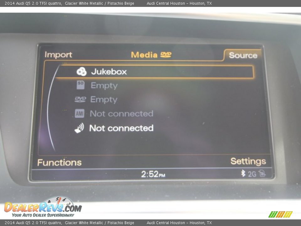 2014 Audi Q5 2.0 TFSI quattro Glacier White Metallic / Pistachio Beige Photo #18