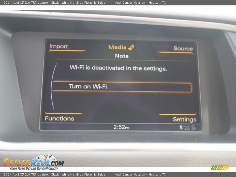 2014 Audi Q5 2.0 TFSI quattro Glacier White Metallic / Pistachio Beige Photo #19