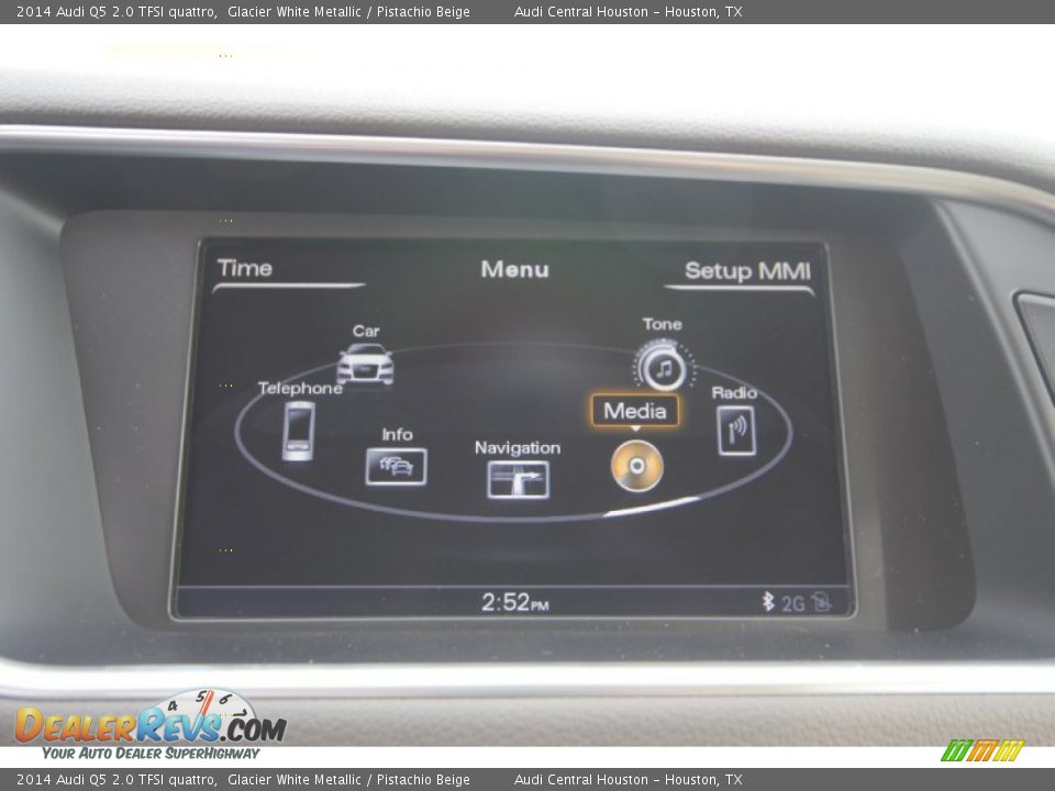 2014 Audi Q5 2.0 TFSI quattro Glacier White Metallic / Pistachio Beige Photo #20