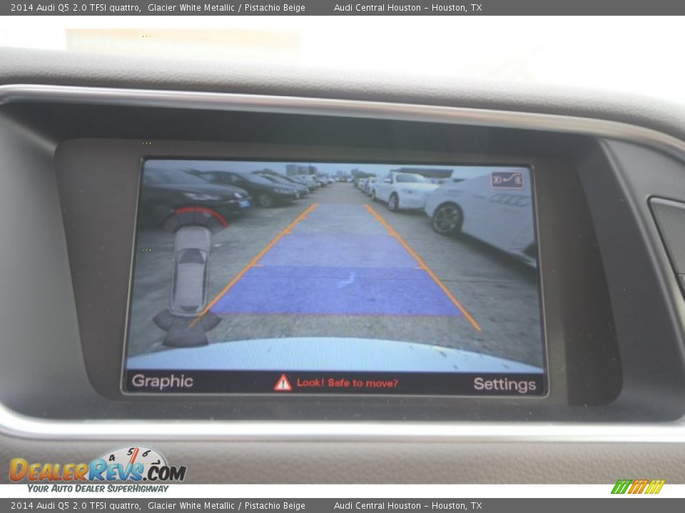 2014 Audi Q5 2.0 TFSI quattro Glacier White Metallic / Pistachio Beige Photo #24