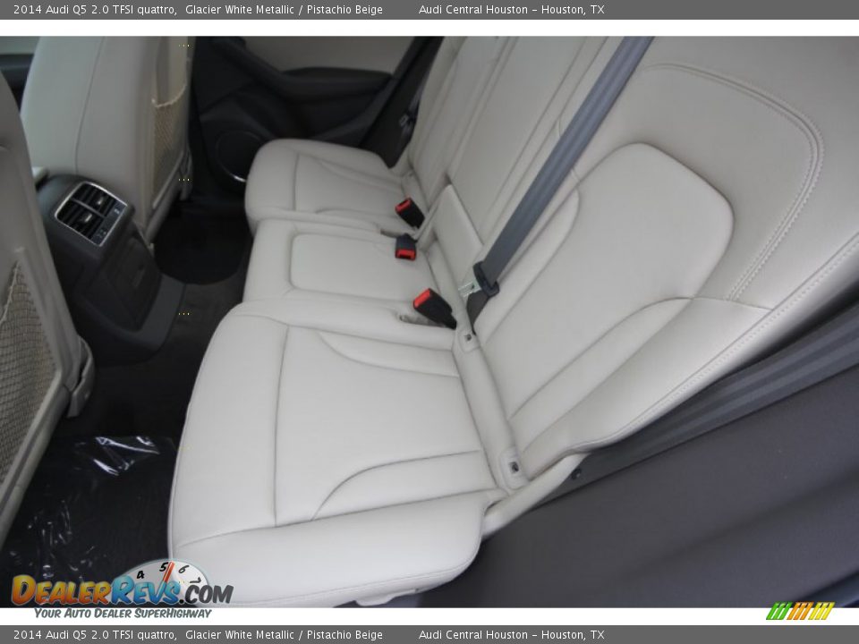2014 Audi Q5 2.0 TFSI quattro Glacier White Metallic / Pistachio Beige Photo #28