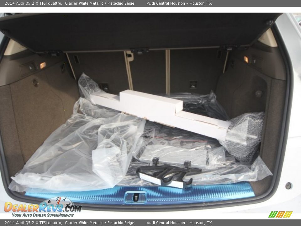 2014 Audi Q5 2.0 TFSI quattro Glacier White Metallic / Pistachio Beige Photo #31