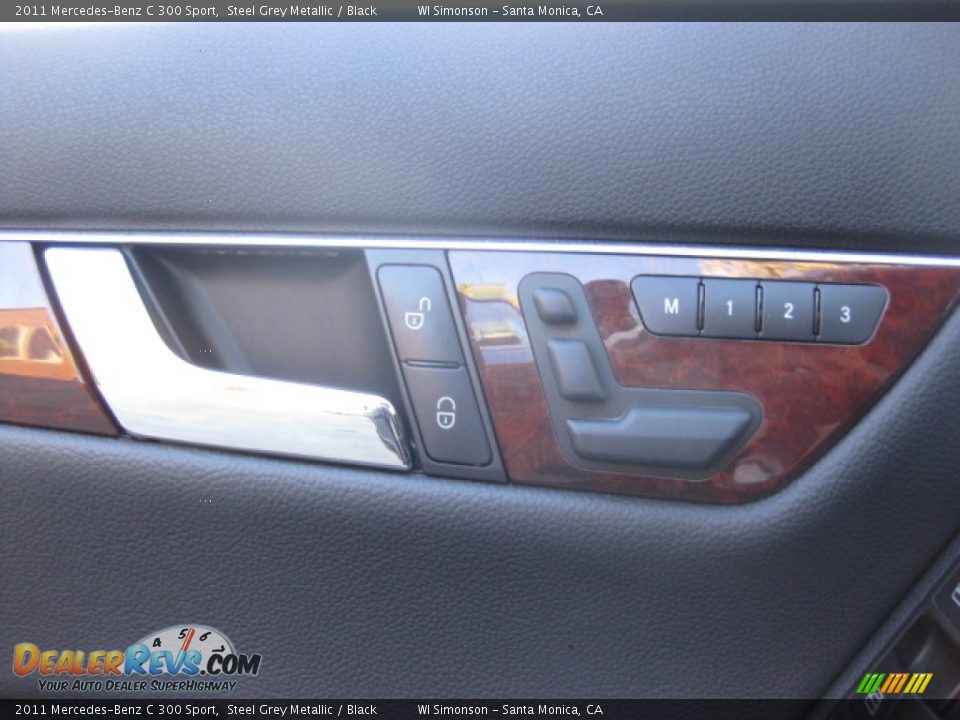 2011 Mercedes-Benz C 300 Sport Steel Grey Metallic / Black Photo #7