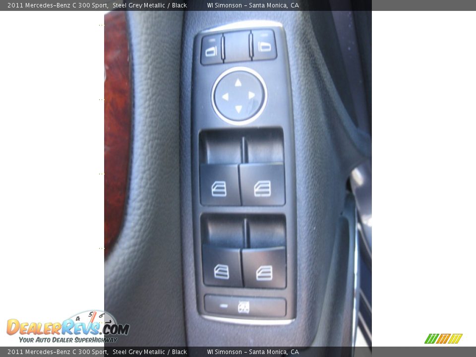 2011 Mercedes-Benz C 300 Sport Steel Grey Metallic / Black Photo #8
