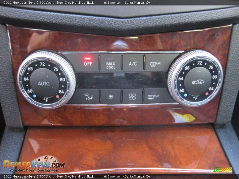 2011 Mercedes-Benz C 300 Sport Steel Grey Metallic / Black Photo #13