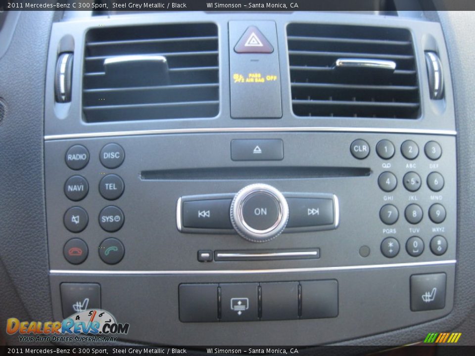 2011 Mercedes-Benz C 300 Sport Steel Grey Metallic / Black Photo #14
