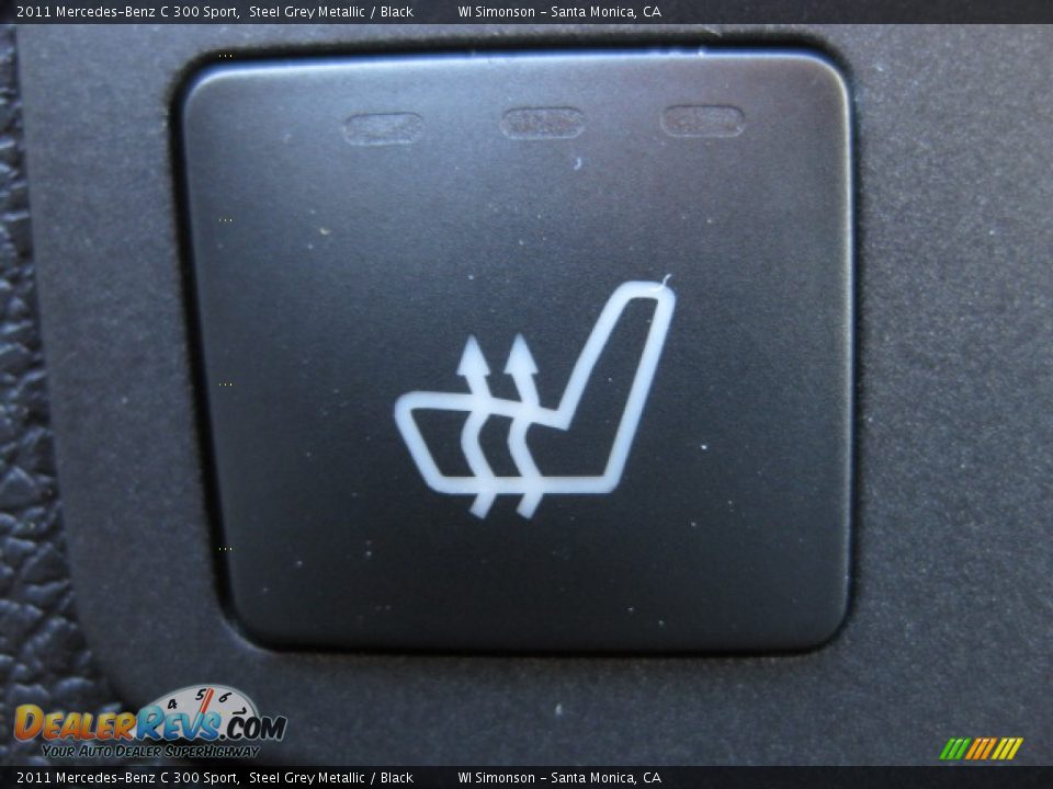 2011 Mercedes-Benz C 300 Sport Steel Grey Metallic / Black Photo #15