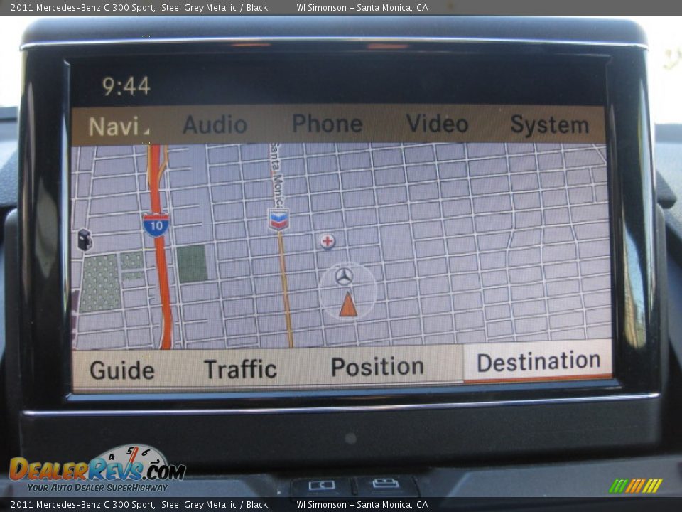 2011 Mercedes-Benz C 300 Sport Steel Grey Metallic / Black Photo #17