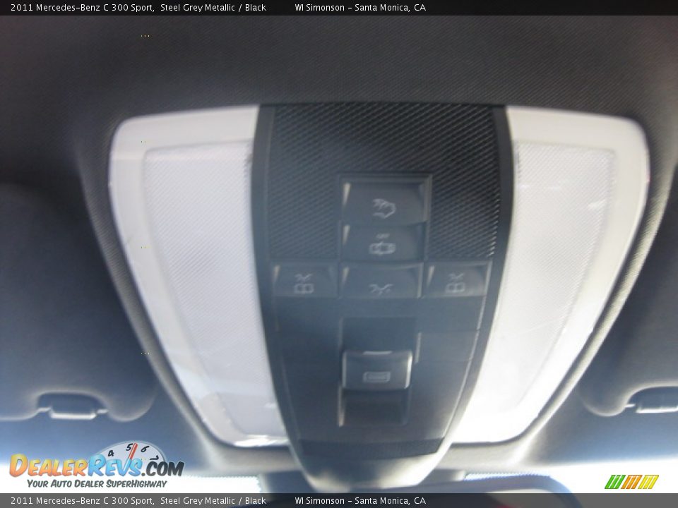 2011 Mercedes-Benz C 300 Sport Steel Grey Metallic / Black Photo #18