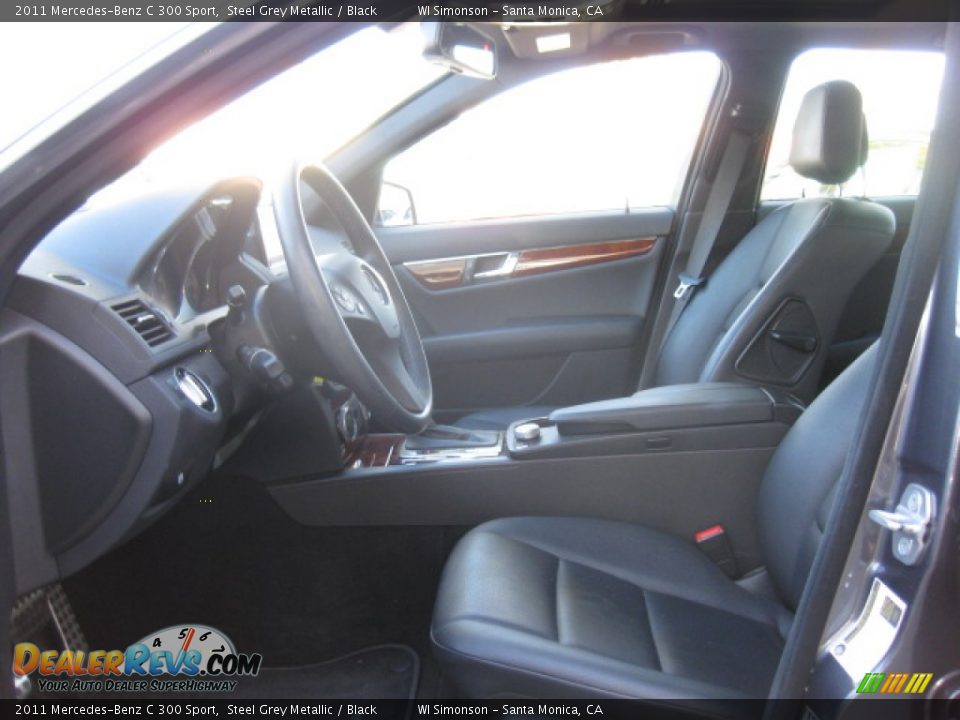 2011 Mercedes-Benz C 300 Sport Steel Grey Metallic / Black Photo #19