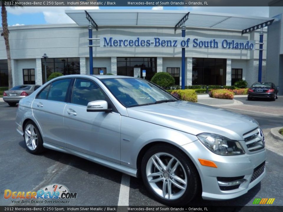2012 Mercedes-Benz C 250 Sport Iridium Silver Metallic / Black Photo #1