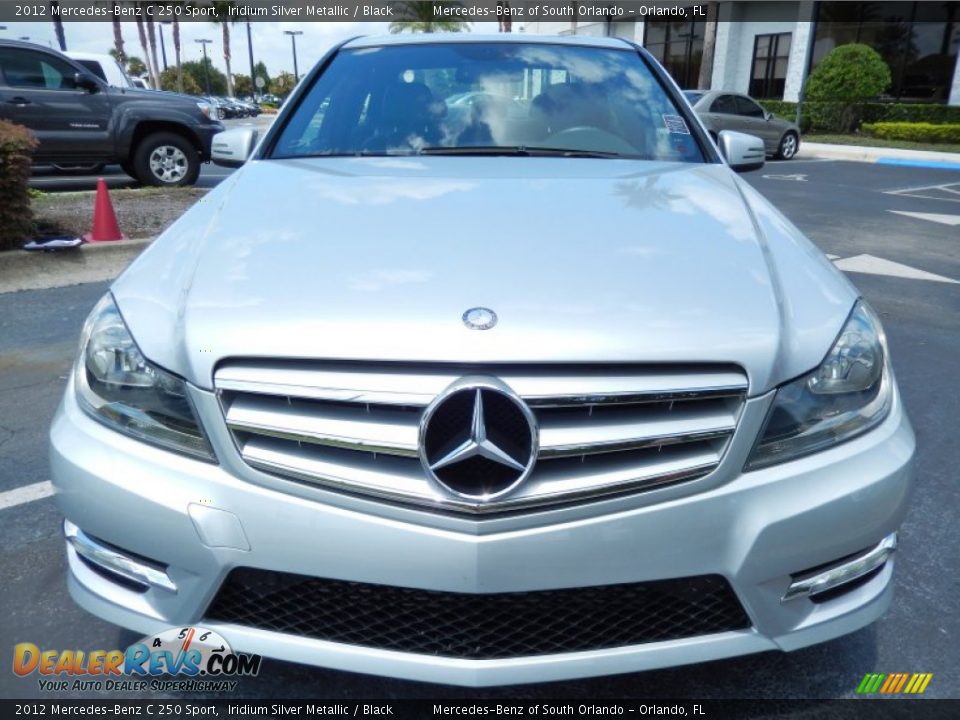 2012 Mercedes-Benz C 250 Sport Iridium Silver Metallic / Black Photo #2