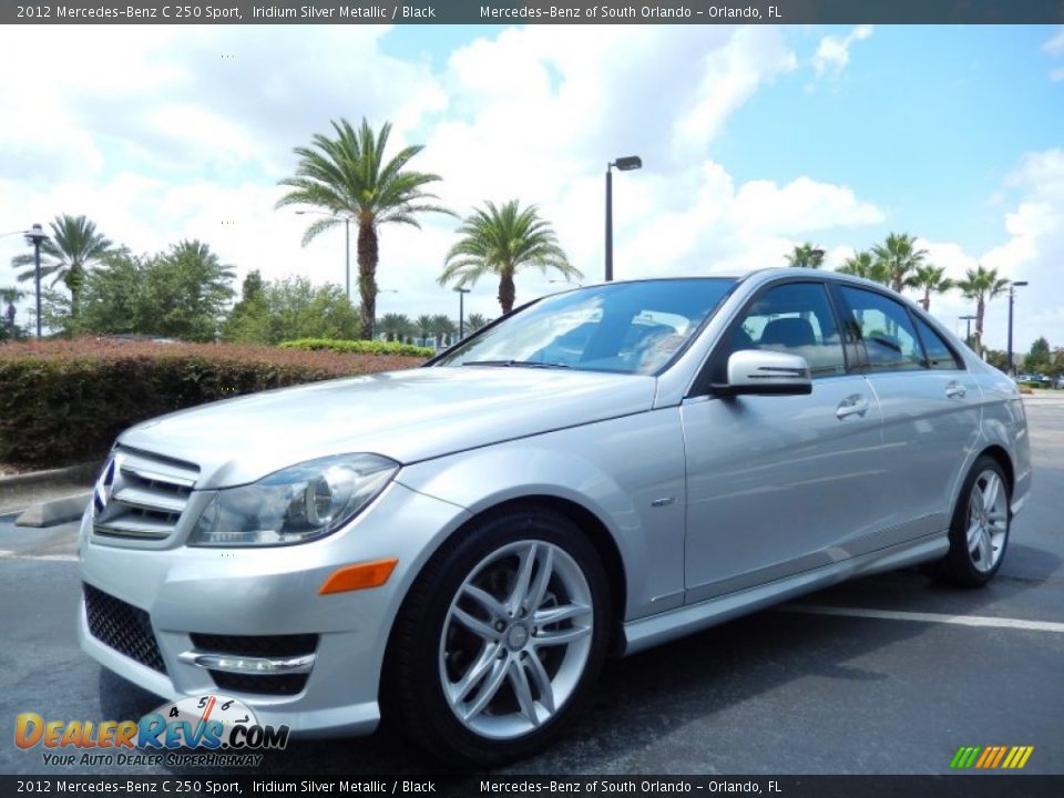 2012 Mercedes-Benz C 250 Sport Iridium Silver Metallic / Black Photo #3