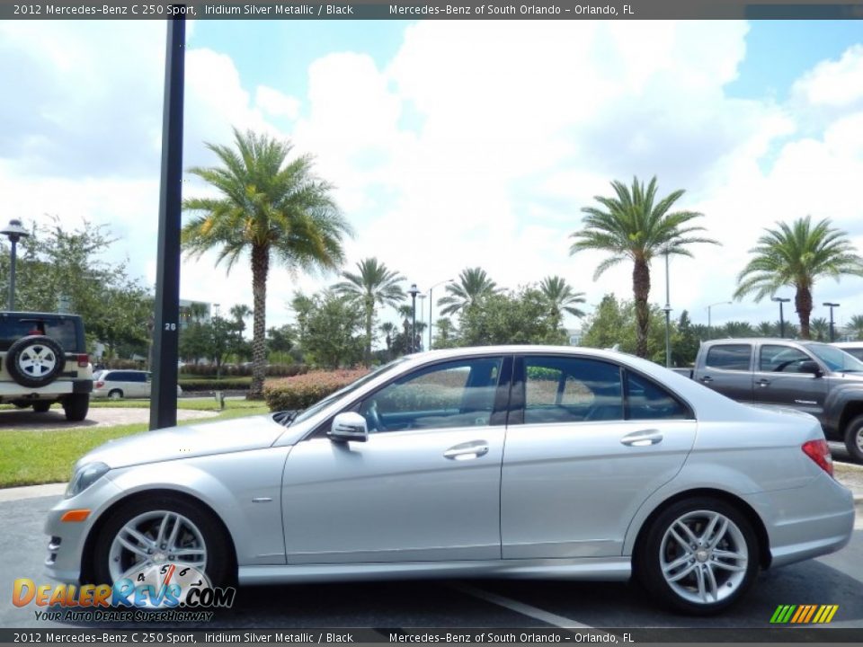 2012 Mercedes-Benz C 250 Sport Iridium Silver Metallic / Black Photo #4