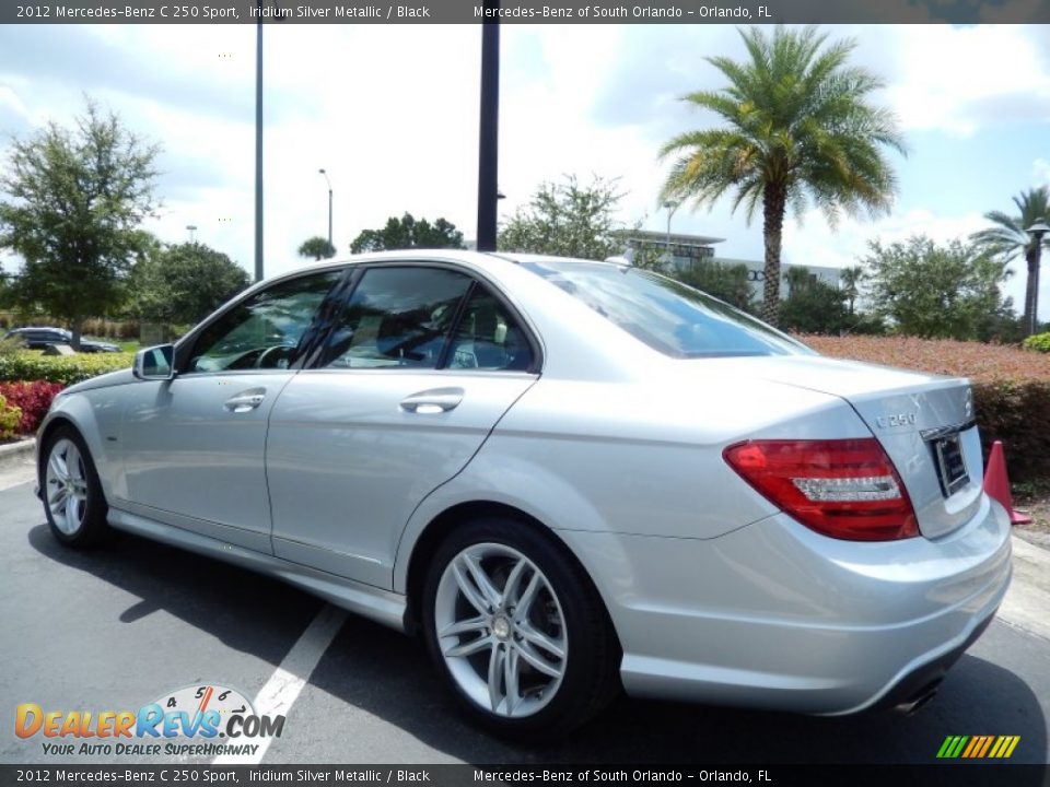 2012 Mercedes-Benz C 250 Sport Iridium Silver Metallic / Black Photo #5