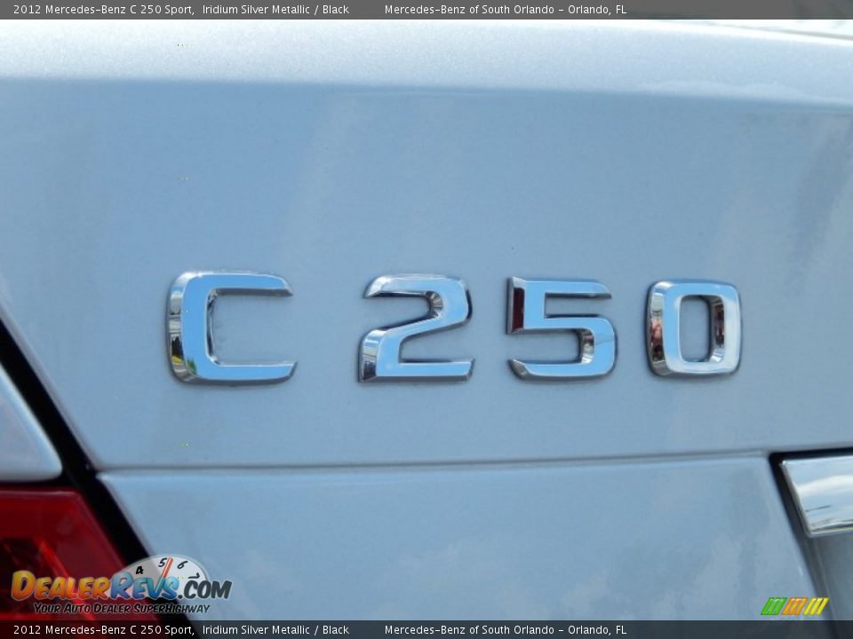 2012 Mercedes-Benz C 250 Sport Iridium Silver Metallic / Black Photo #9