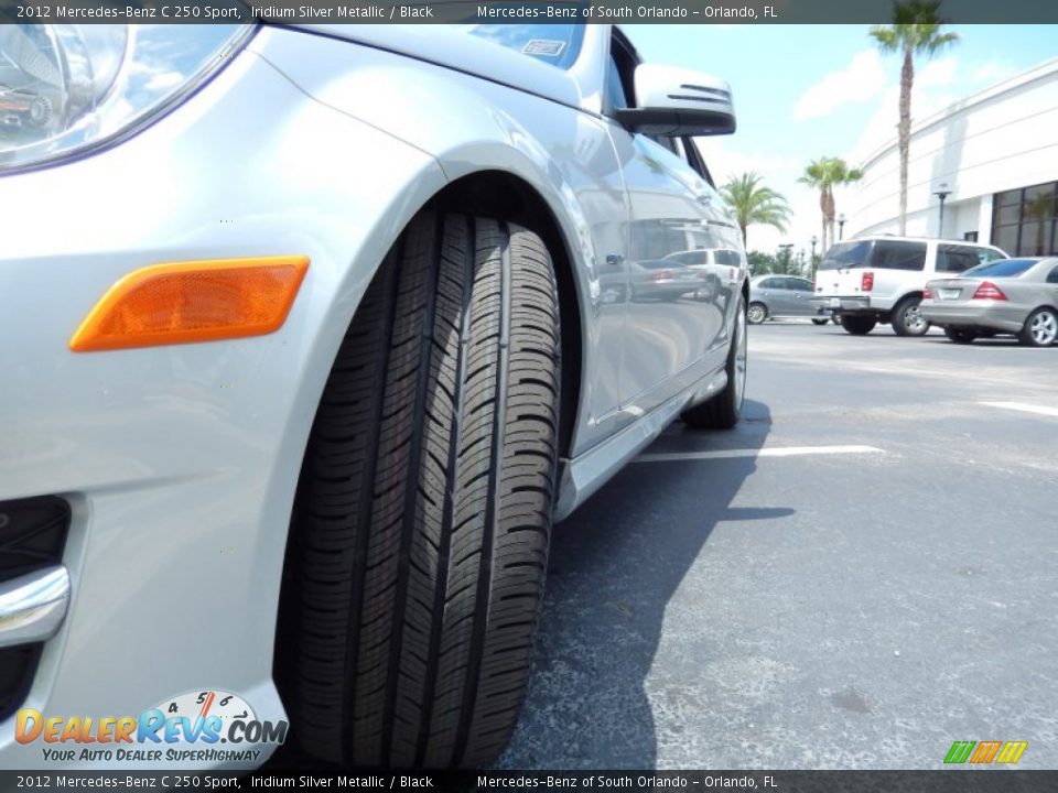 2012 Mercedes-Benz C 250 Sport Iridium Silver Metallic / Black Photo #11