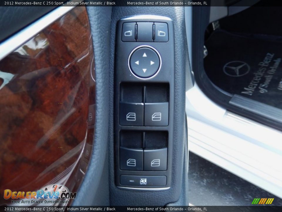 2012 Mercedes-Benz C 250 Sport Iridium Silver Metallic / Black Photo #14