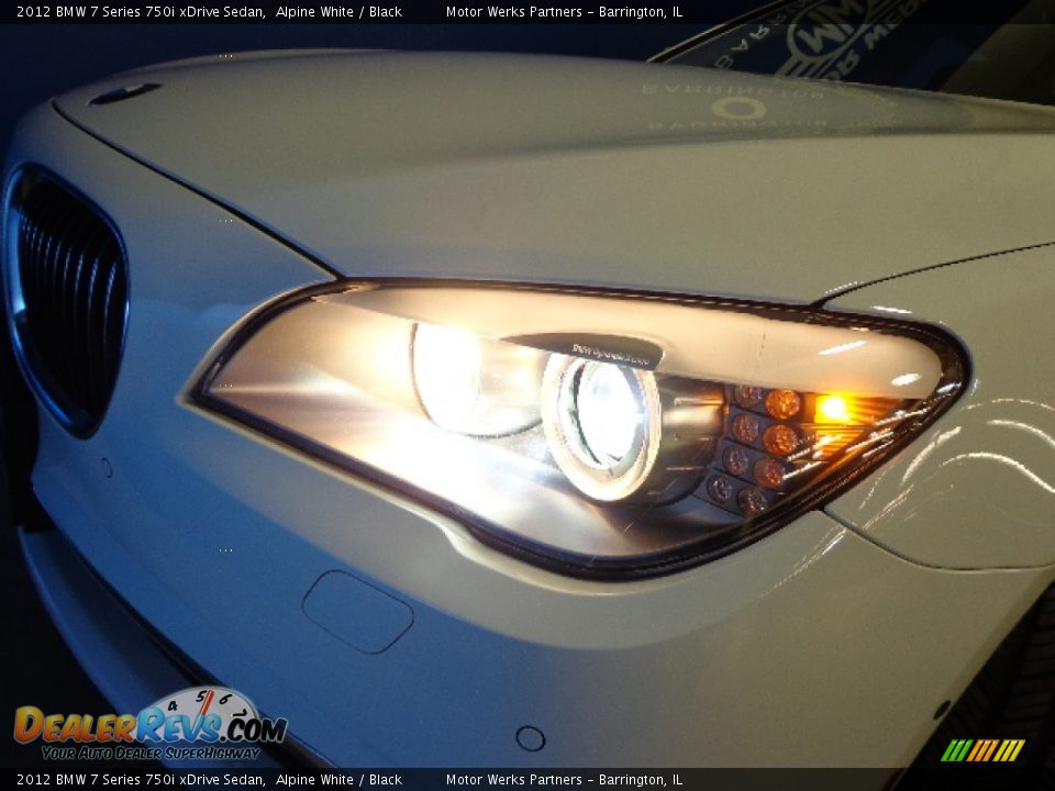 2012 BMW 7 Series 750i xDrive Sedan Alpine White / Black Photo #4