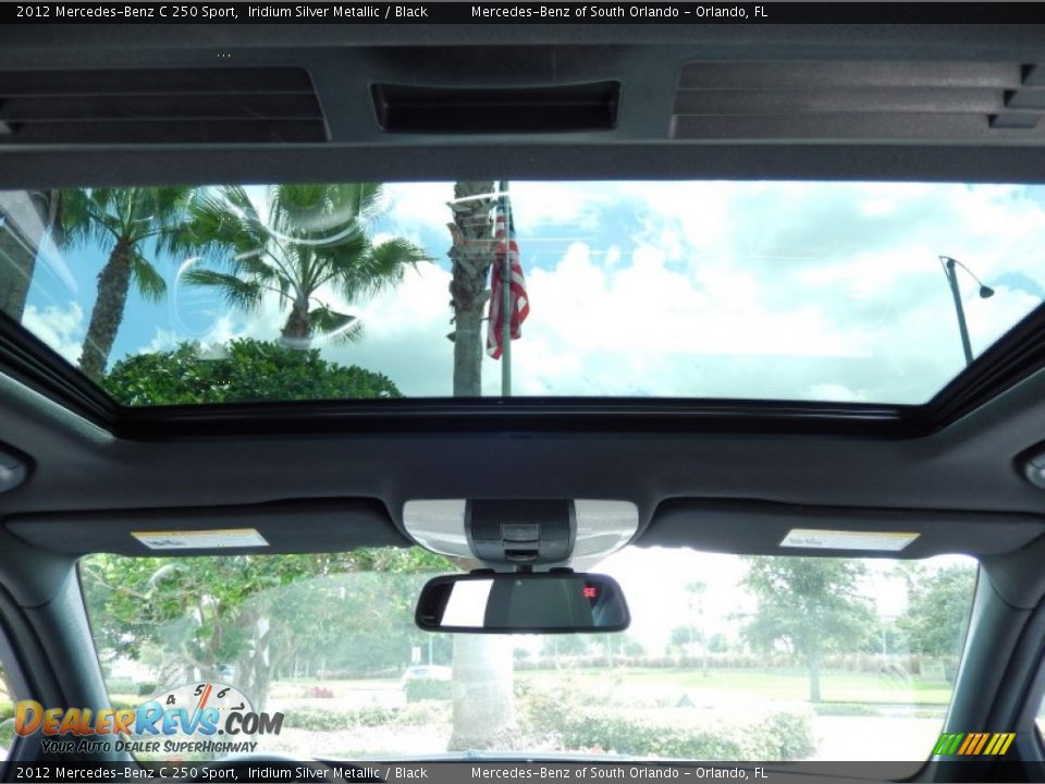 2012 Mercedes-Benz C 250 Sport Iridium Silver Metallic / Black Photo #19